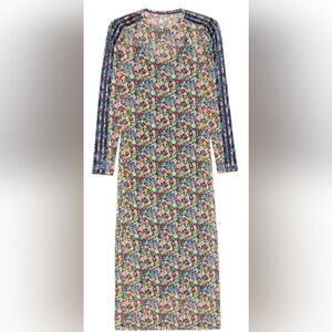 ADIDAS x LIBERTY LONDON MESH MAXI DRESS XS NEW